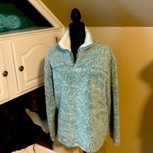 Peach love pullover turquoise size M